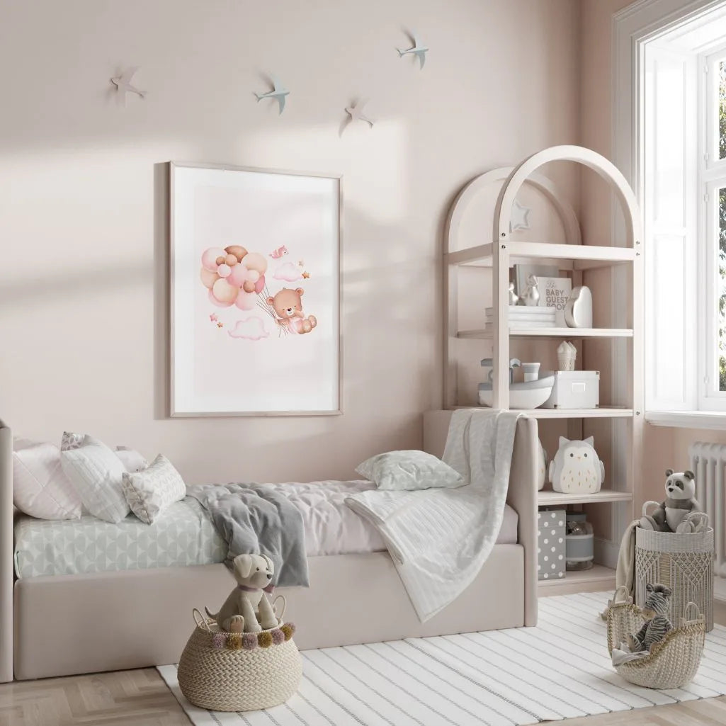 Teddybär in den Wolken Poster