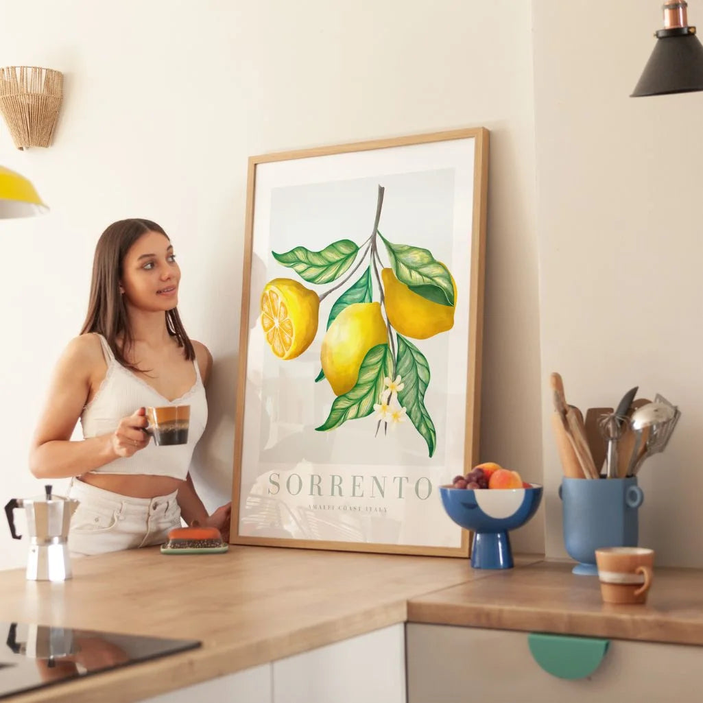 Sorrento Zitronen Poster