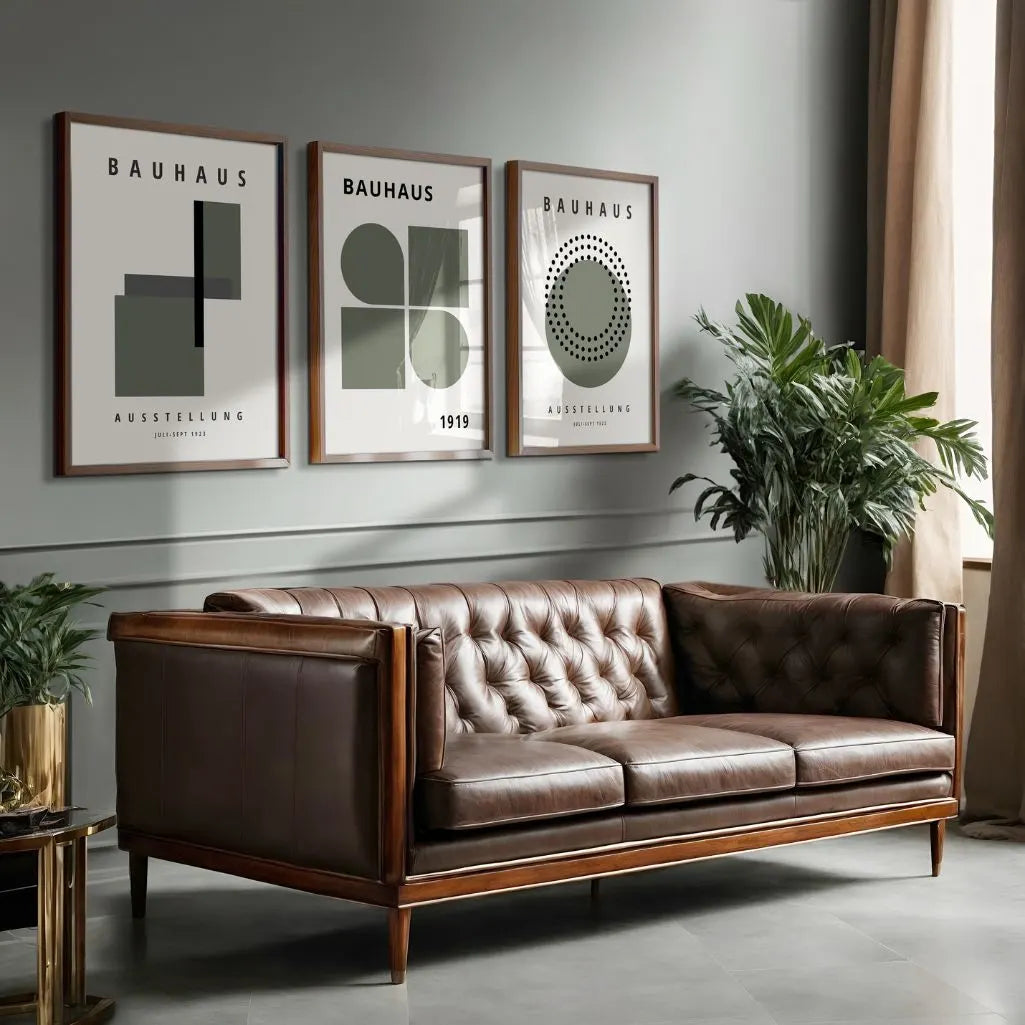 Bauhaus-Poster – Set aus 3 Stück „Rhythmusmodule Weimar“
