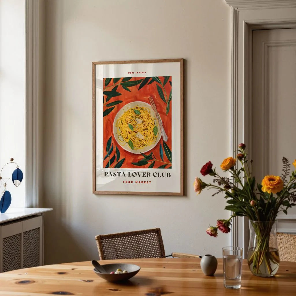 Spaghetti Kunstposter