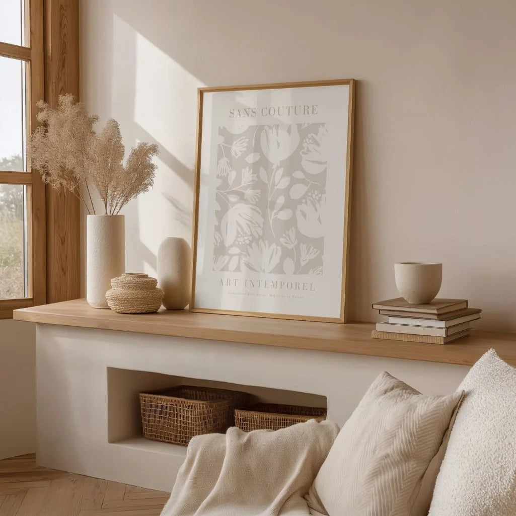 Poster „Florales Echo des Minimalismus“