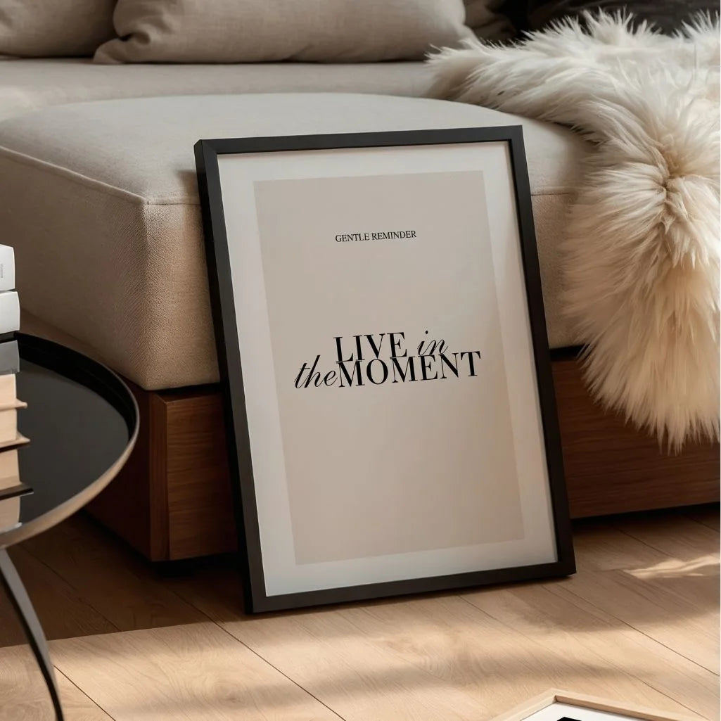 Lebe im Moment Poster