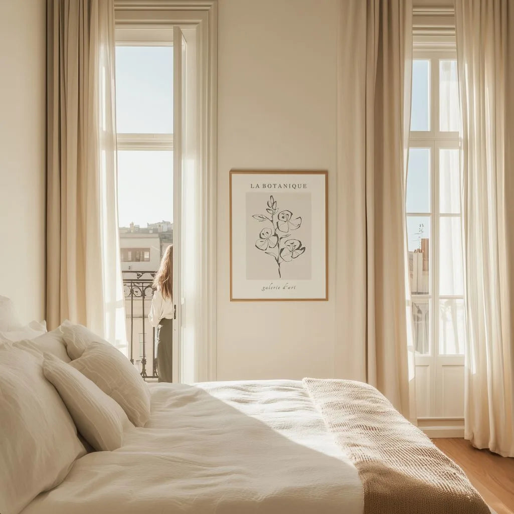 Lineares Poster „Florale Finesse“