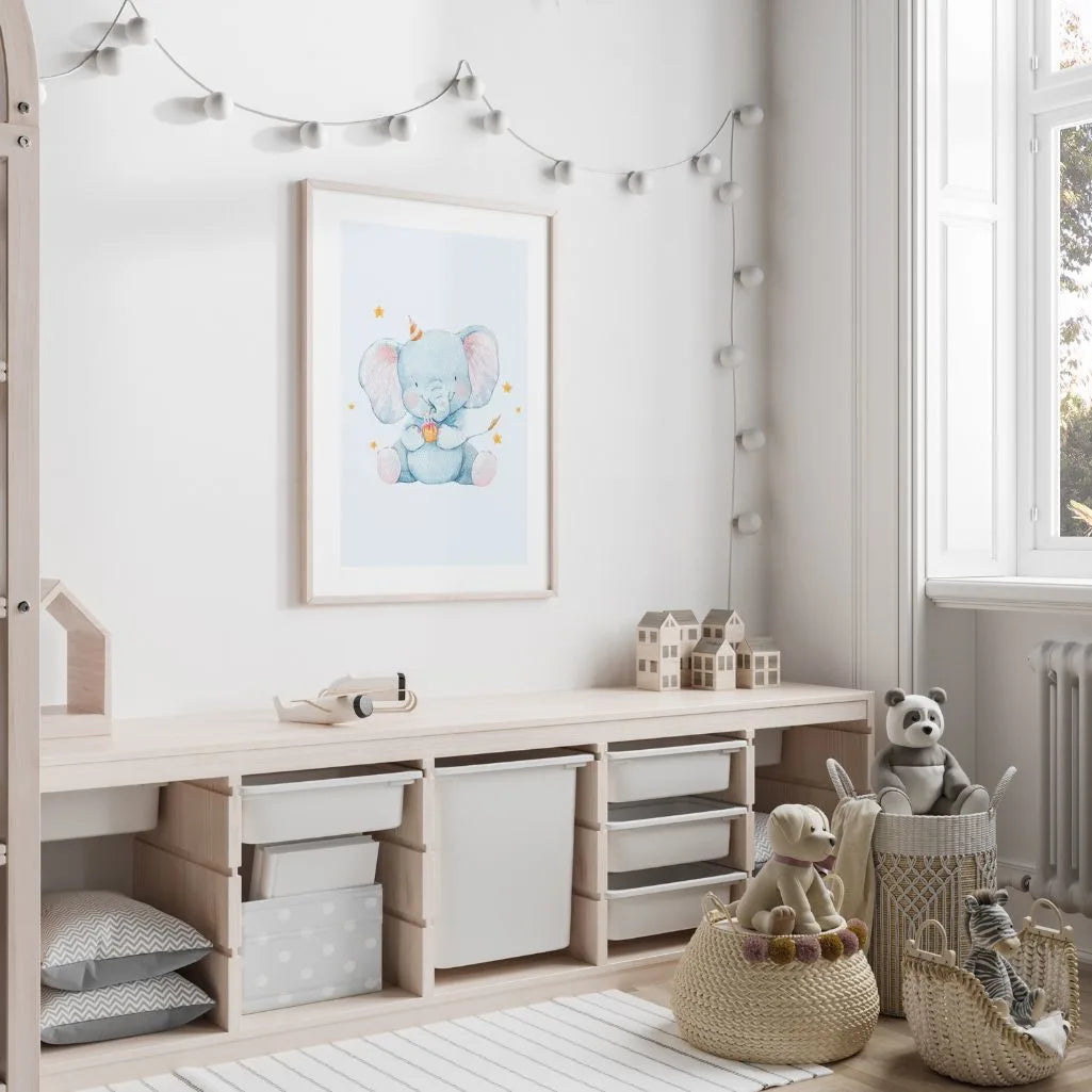 Elefanten-Geburtstagsposter