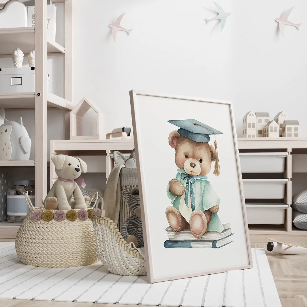 Teddybär-Absolventenposter