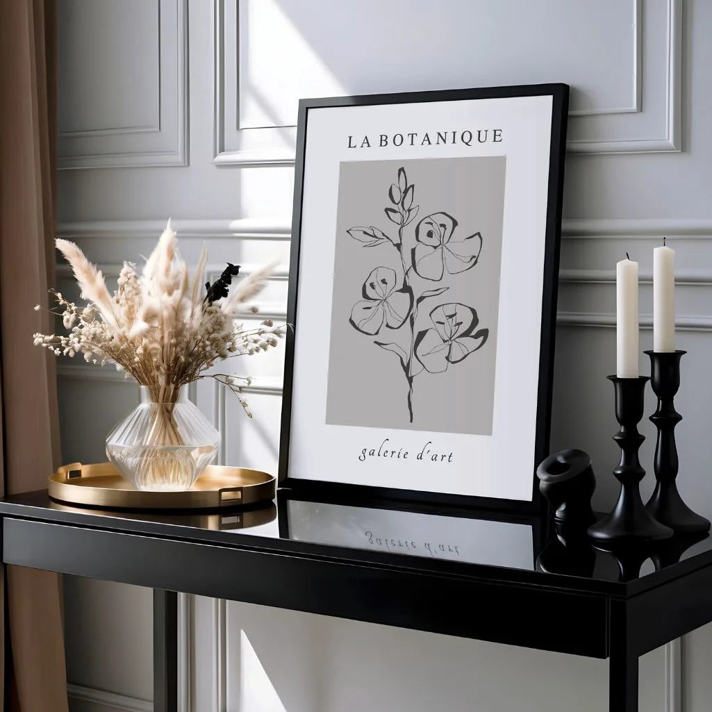 Le Botanique Blumenposter