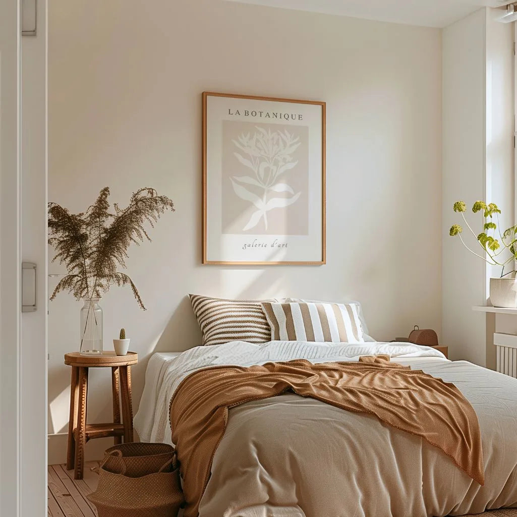 Le Botanique Beige Poster