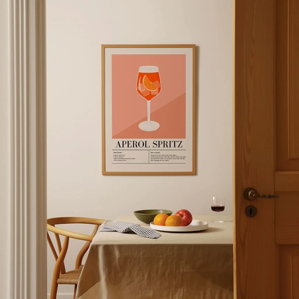 Aperol Spritz Grafik Poster