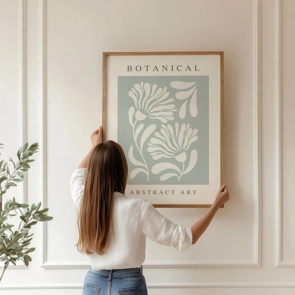 Botanisches Grün-Poster