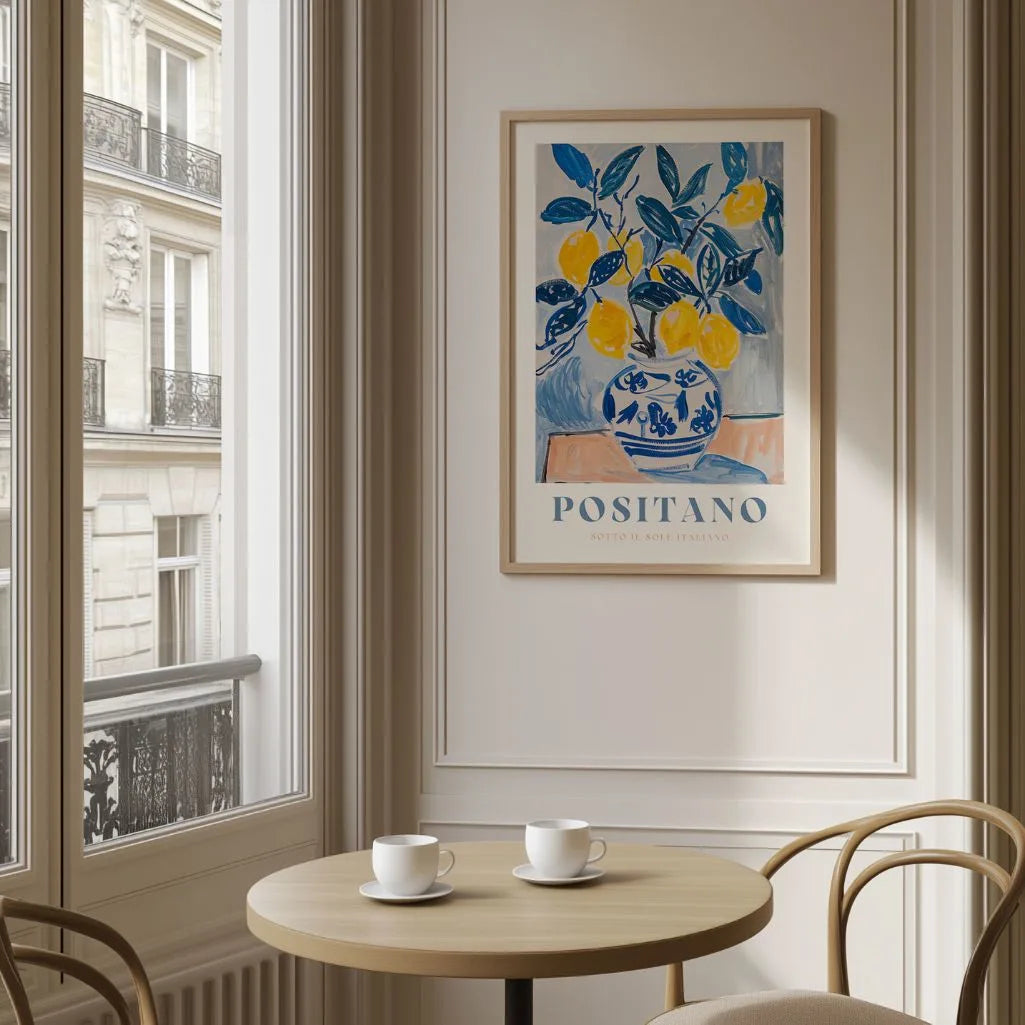 Positano Zitrone Poster