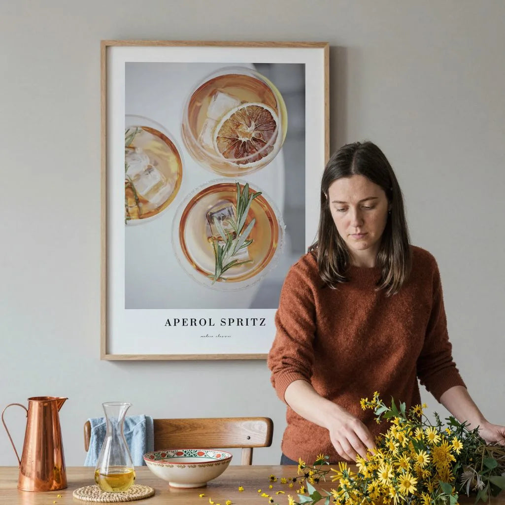 Aperol Spritz Rosmarin Poster