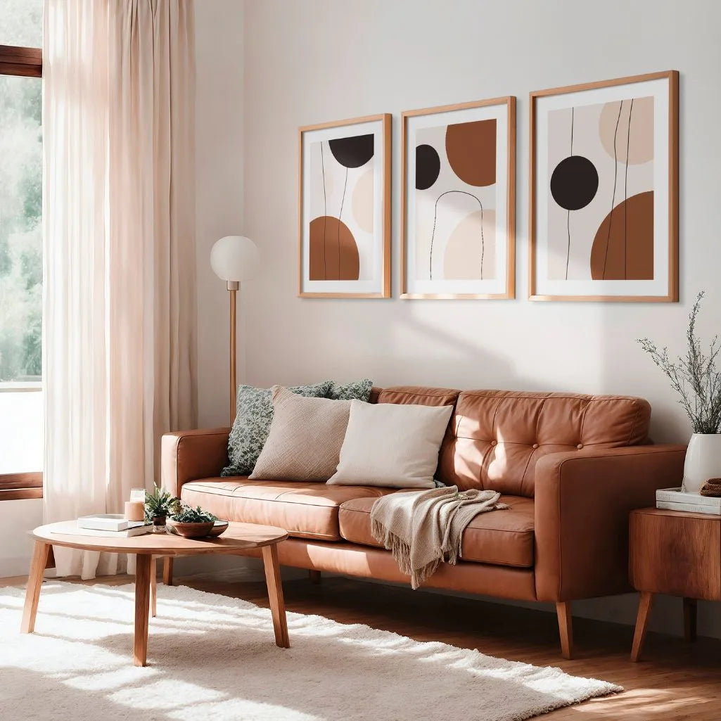 Balanced Forms Poster – 3er-Set Neutral