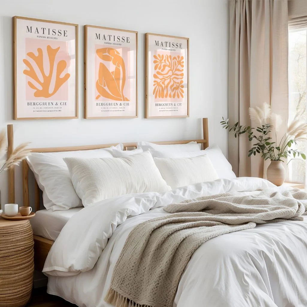 Henri-Matisse-Poster – Set aus 3 Stück „Organische Harmonie der Scherenschnitte”