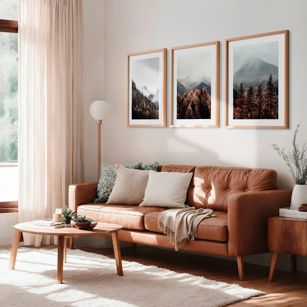 Misty Mountain Forest Poster Set (3er)