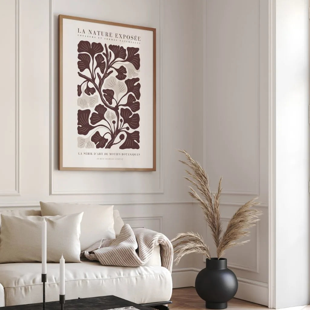 Botanisches Poster zu Ginkgo