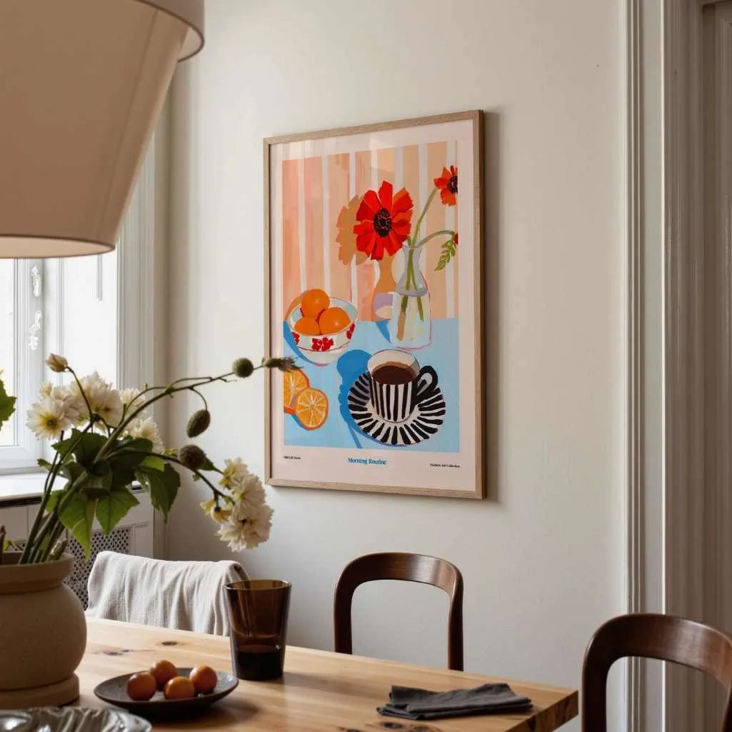 Poster zur Morgenroutine