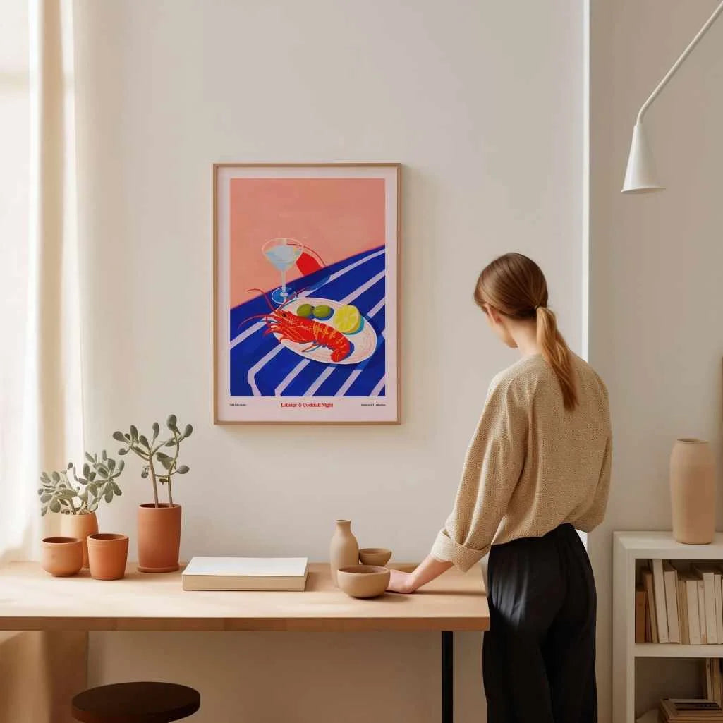 Poster „Hummer- und Cocktailabend“