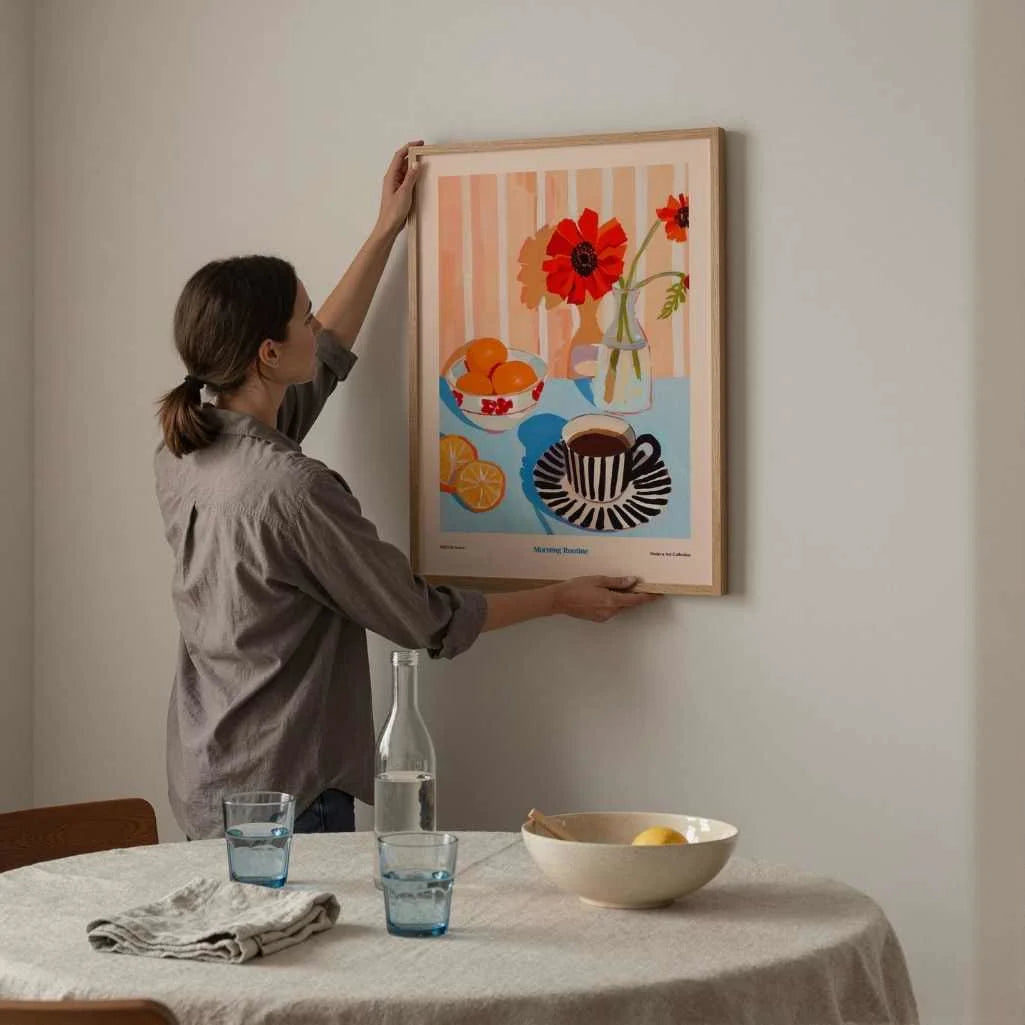 Poster zur Morgenroutine