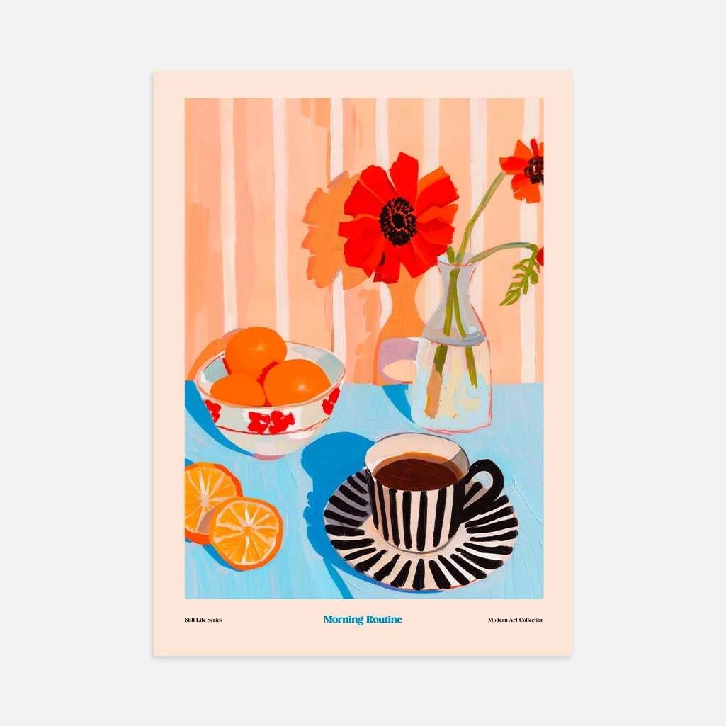 Poster zur Morgenroutine