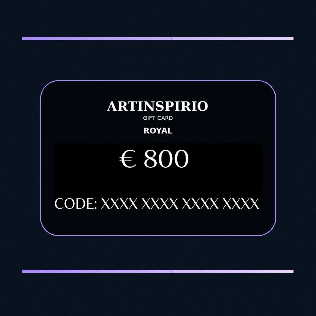 ARTINSPIRIO Geschenkkarte