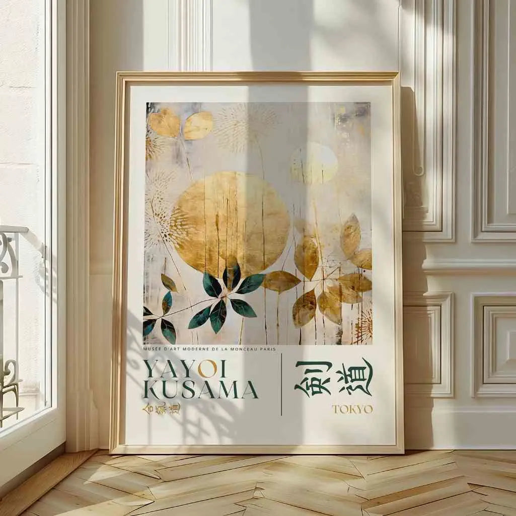 Yayoi Kusama, Poster zu den Goldenen Elementen