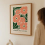 botanical floral detail poster