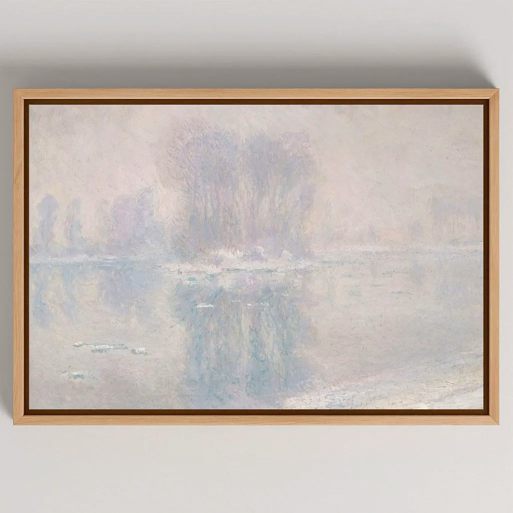 Gerahmtes Leinwandbild - Eisschollen (1893)