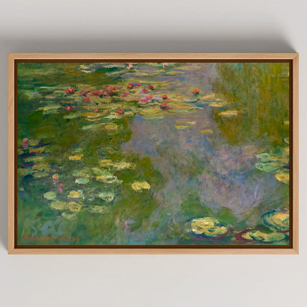Gerahmtes Leinwandbild - Seerosen 1919