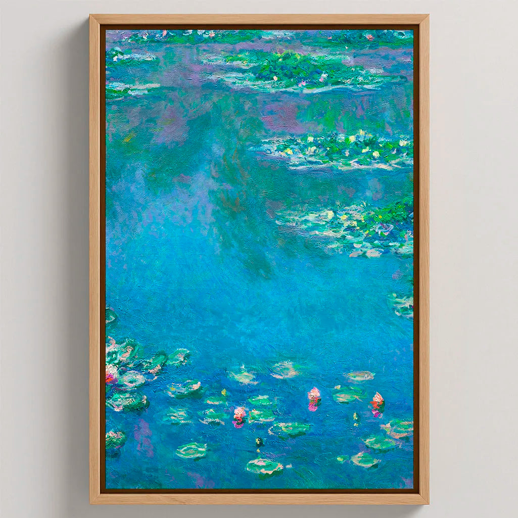 Gerahmtes Leinwandbild - Seerosen (1906)
