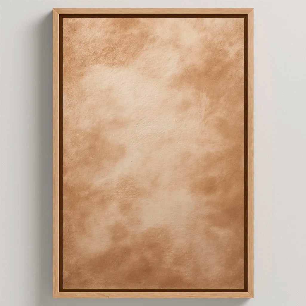 Gerahmtes Leinwandbild – Hauch von Sand