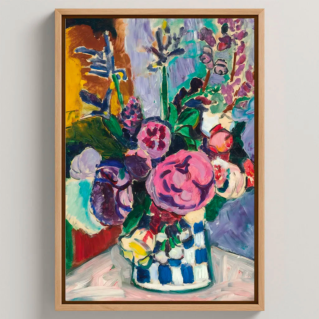 Gerahmtes Leinwandbild – Pfingstrosen (1907)