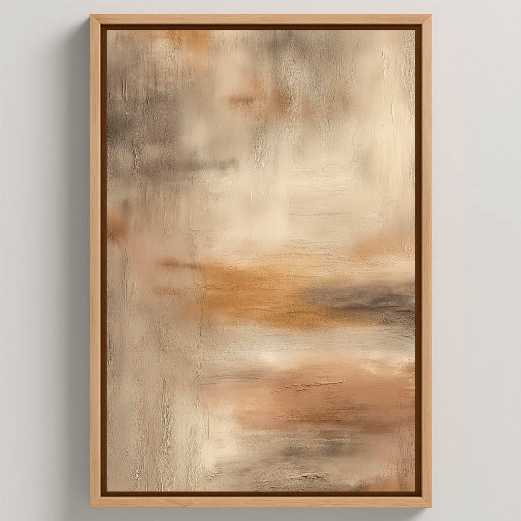 Gerahmtes Leinwandbild – Erdlichtglanz