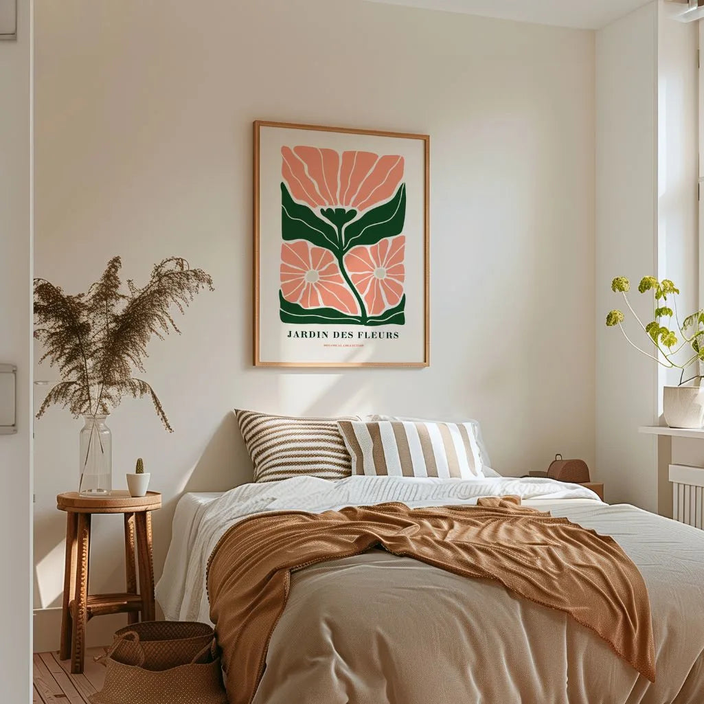 floral duo detail poster