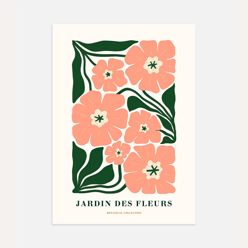 floral garden poster wall art