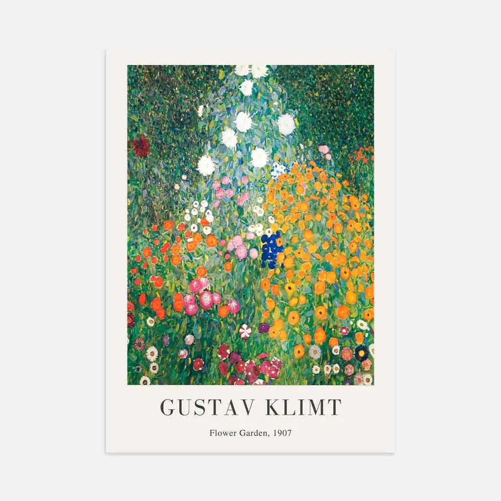 Gustav Klimt Poster – Blumengarten (1907)