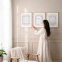 henri matisse japandi beige gallery wall set
