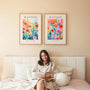matisse flower detail colorful poster