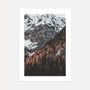 mountain contrast poster alpine landscape wall art