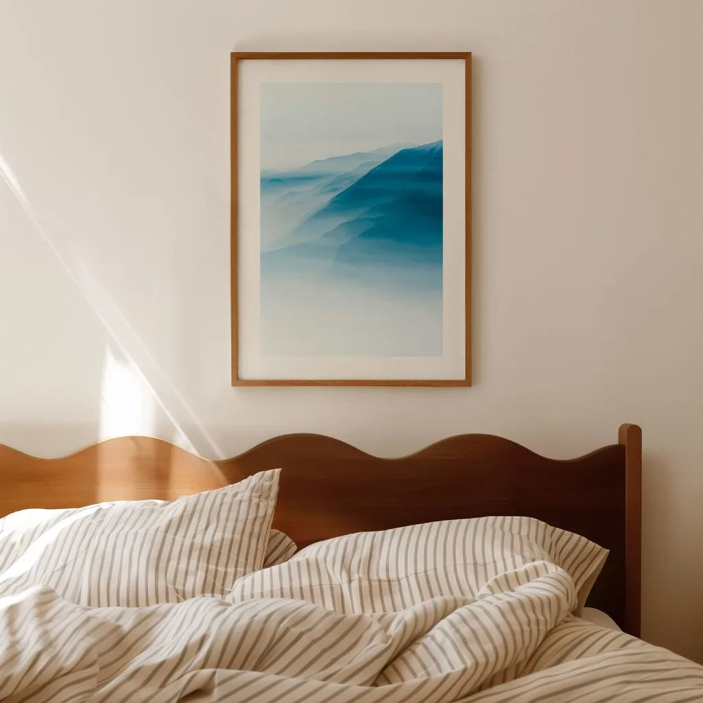 mountain mist poster living room wall decor