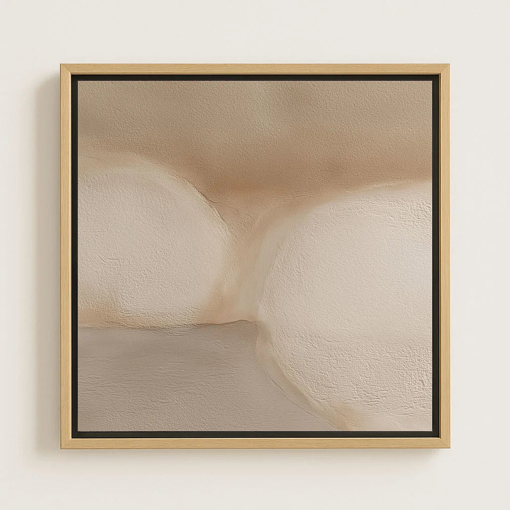 Gerahmtes Leinwandbild – Warme Textur