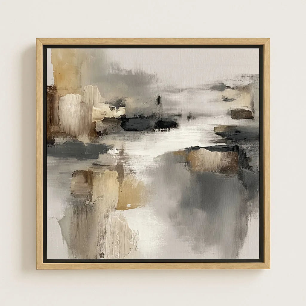 Gerahmtes Leinwandbild – Reflexion