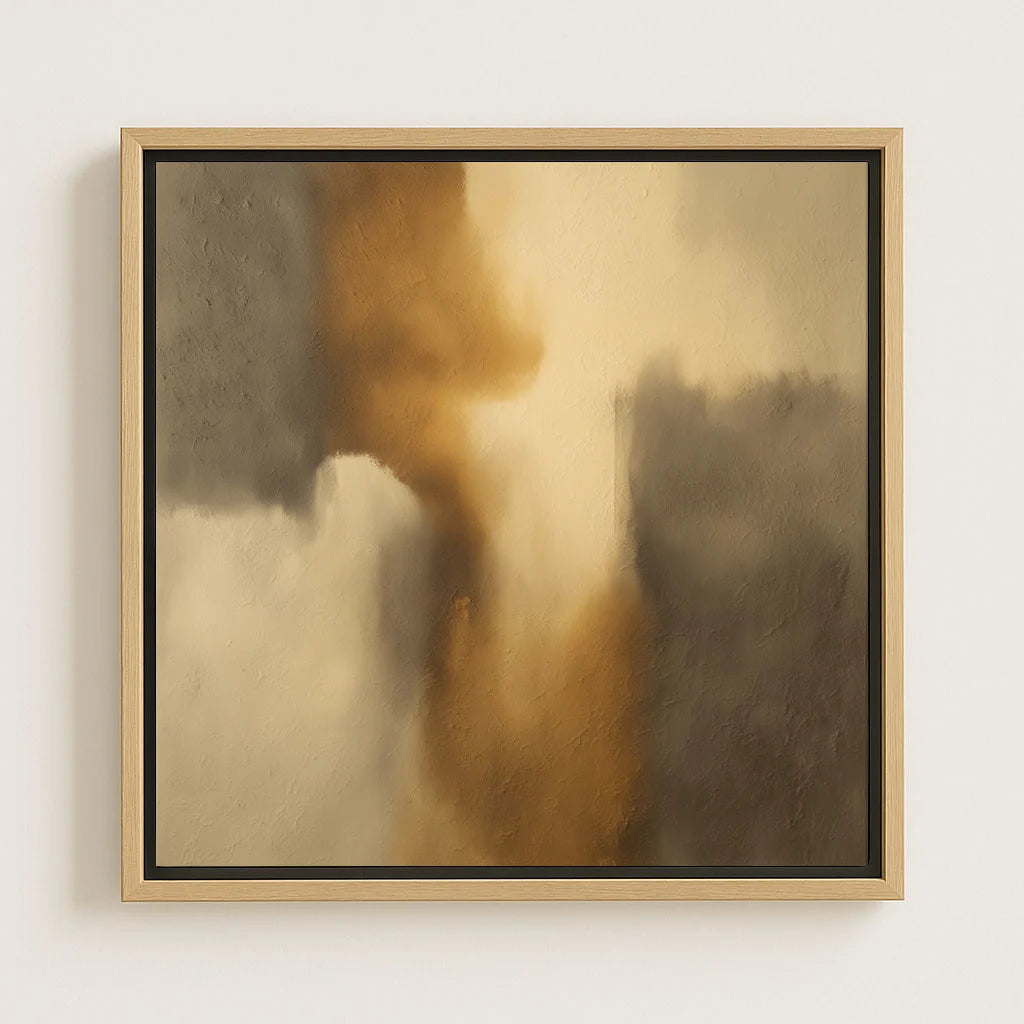 Gerahmtes Leinwandbild – Licht und Schatten