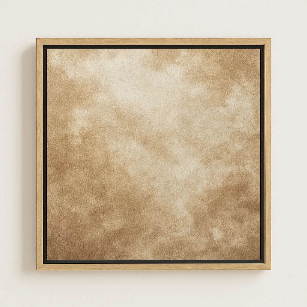 Gerahmtes Leinwandbild – Wüstenstille