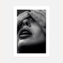 noir emotion portrait poster wall art
