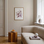 pastel floral poster gallery wall modern romantic decor