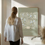 snowdrops poster bedroom soft floral wall art