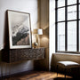 snowy mountain peak poster gallery wall nature decor