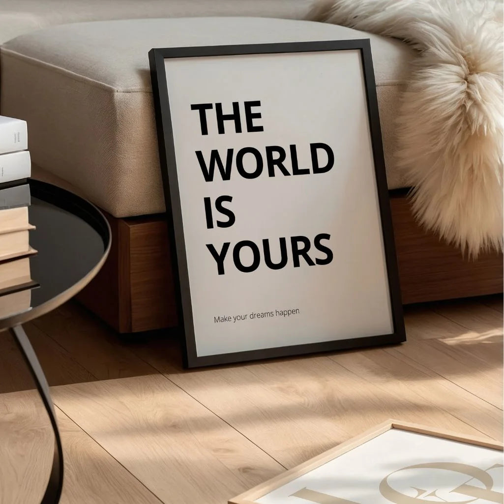 motivational quote poster office wall art