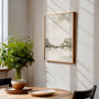 watercolor landscape poster bedroom calming wall art