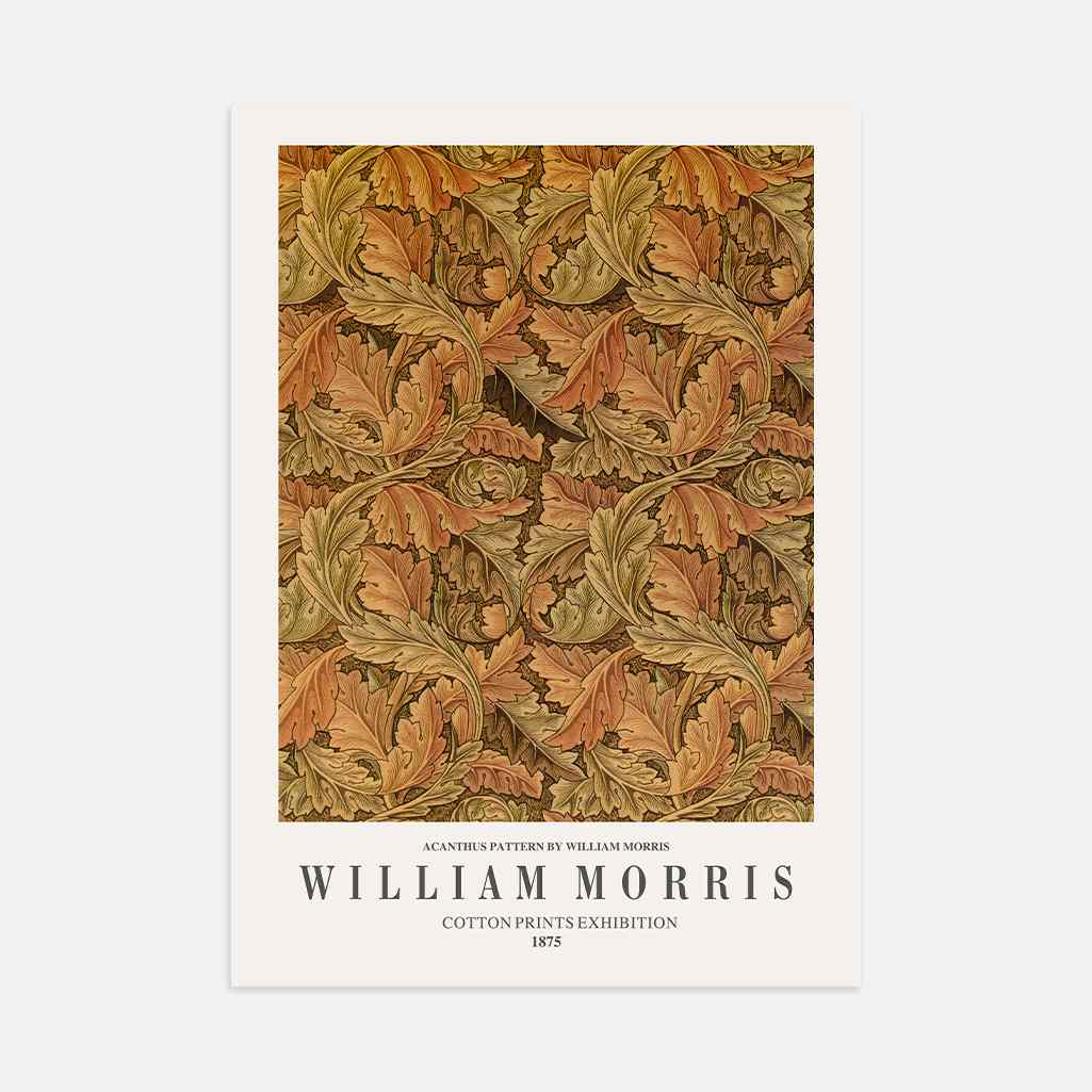 William Morris Acanthus-Poster von 1875